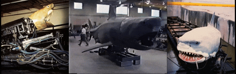 Shark bites boat construction